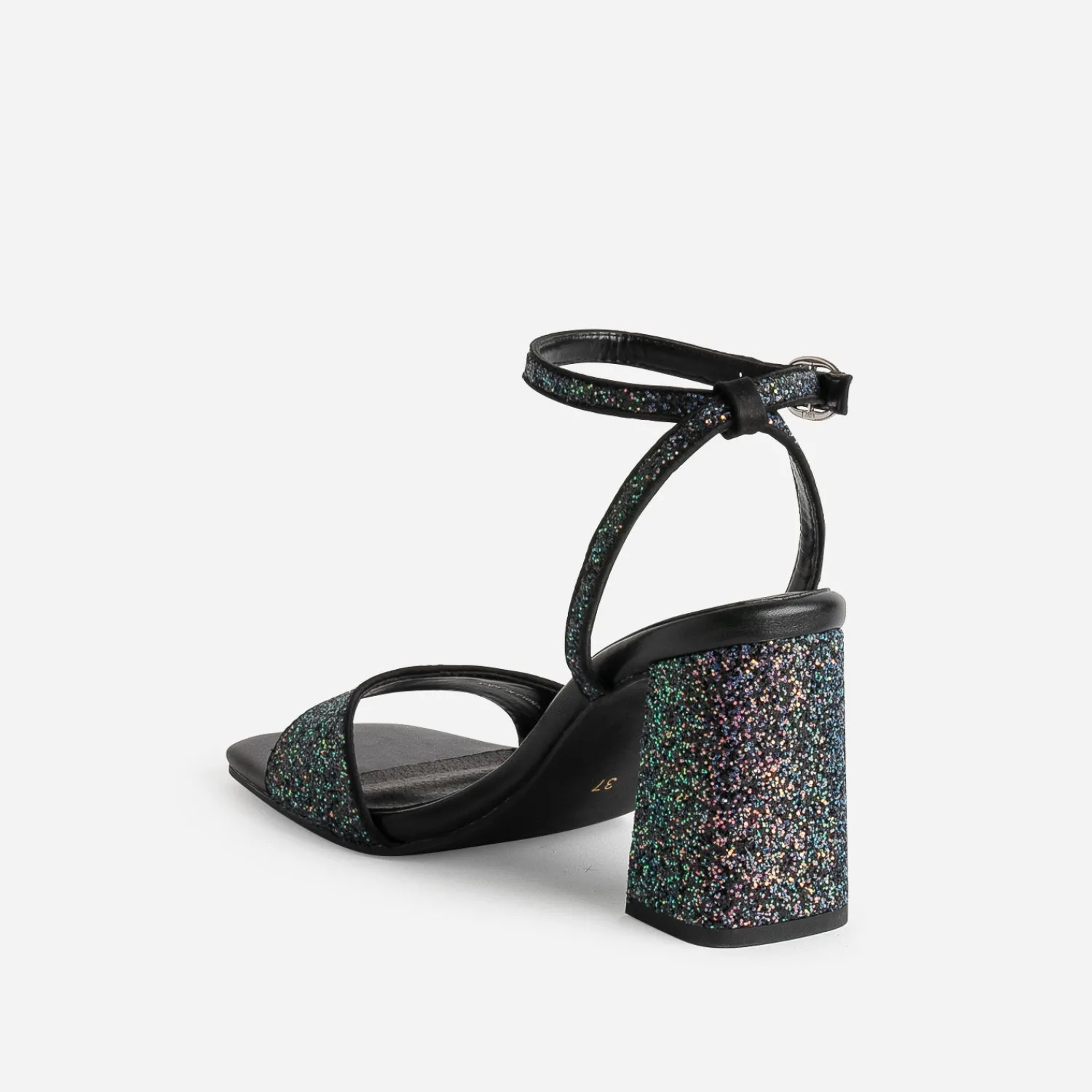 Texto Sandales^Sandale e paillettes iridescentes NOIR