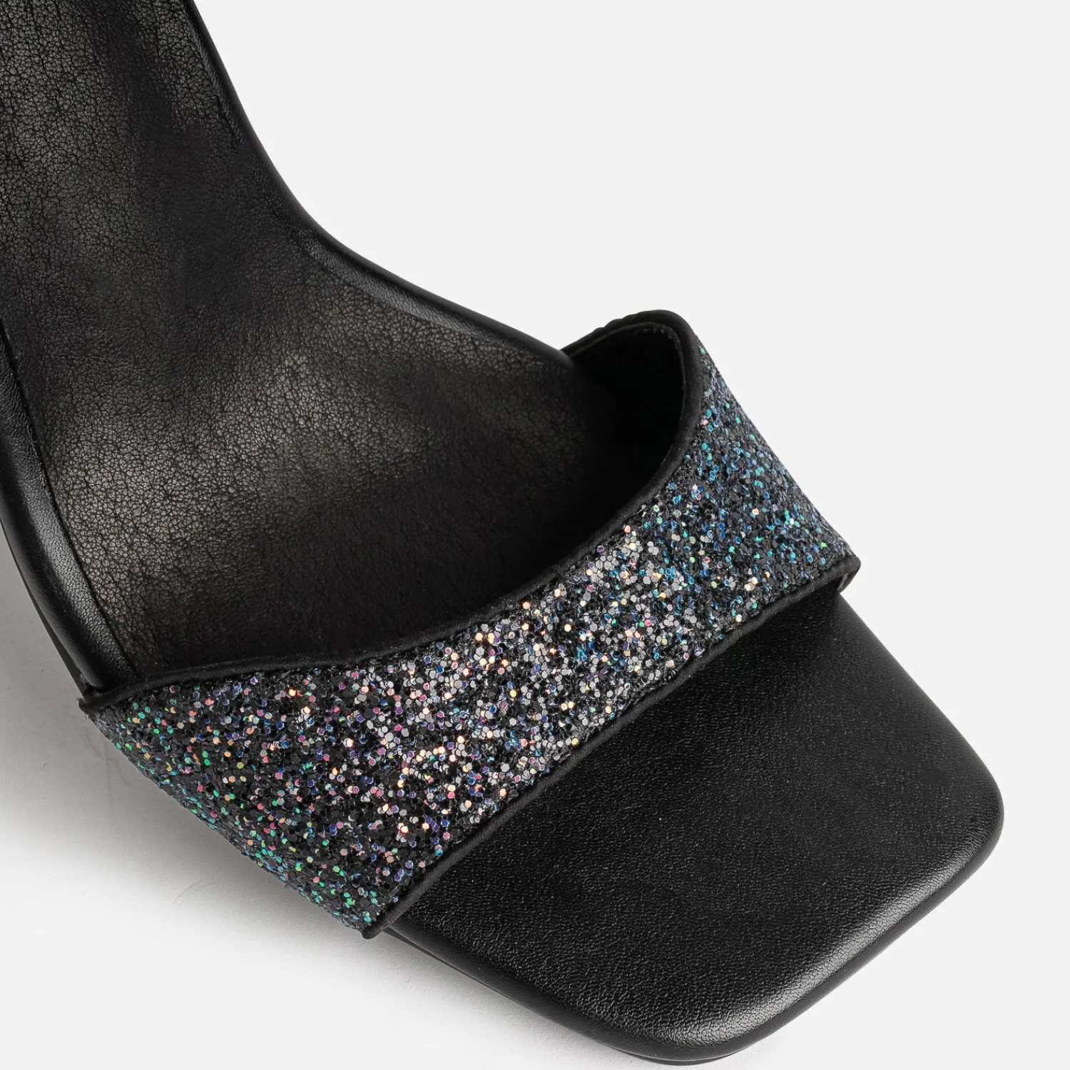 Texto Sandales^Sandale e paillettes iridescentes NOIR