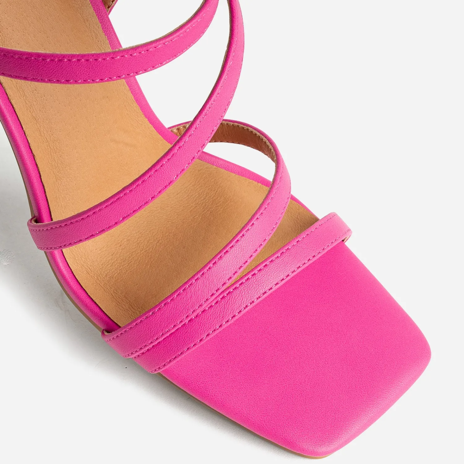 Texto Sandales^Sandale fluo à talon ROSE