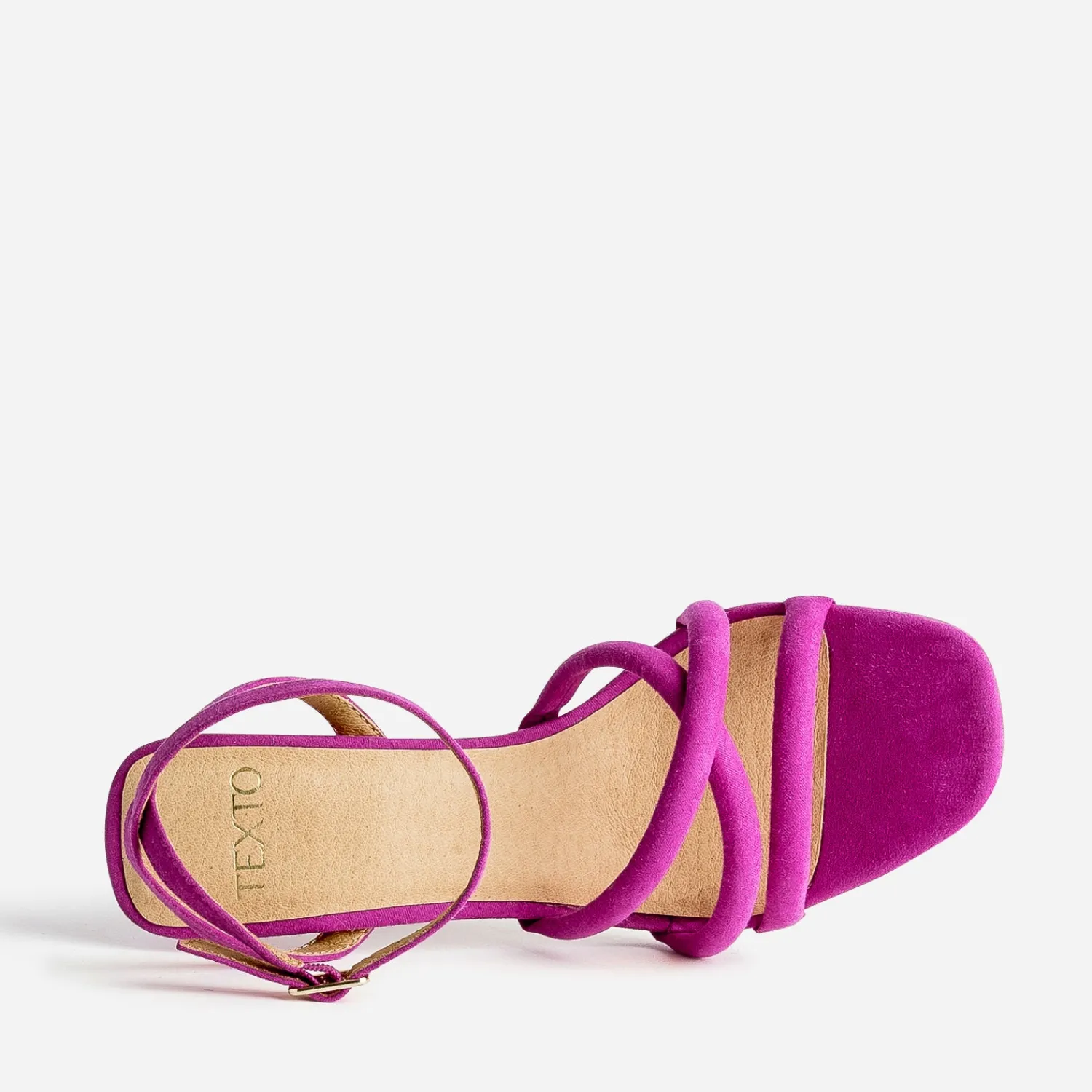 Texto Sandales^Sandale rose à talon fin FUCHSIA