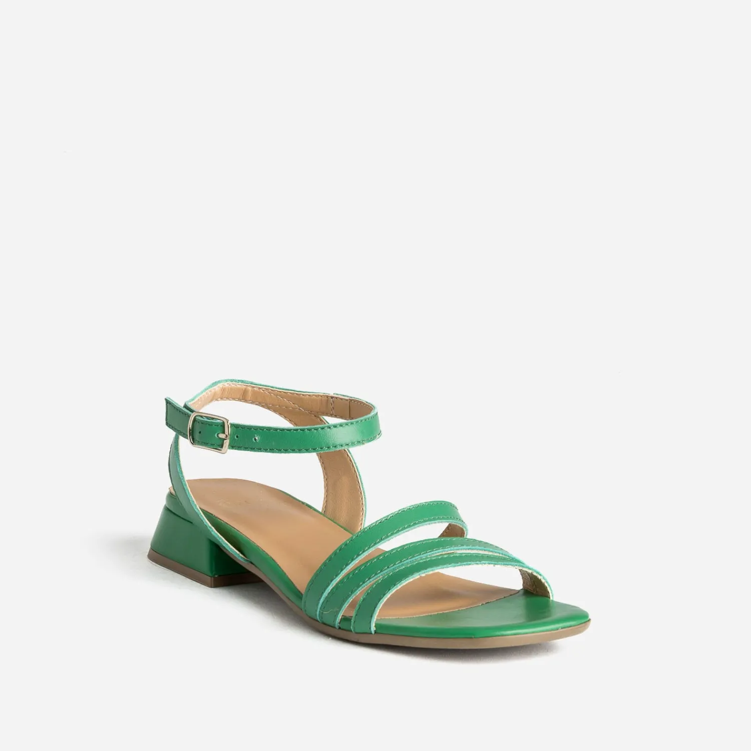 Eram Sandales^Sandale e cuir éco-conçu VERT