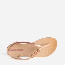 IPANEMA Sandales^Sandale-tong rosé détail bijou BEIGE