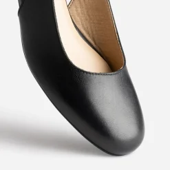 Eram Escarpins^Slingback en cuir NOIR