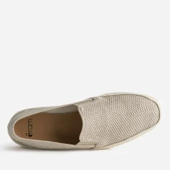 Eram Espadrilles^Slip-on en toile bi-matière BEIGE