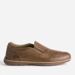 FRANCE ARNO Chaussures De Ville^Slip-on en cuir MARRON