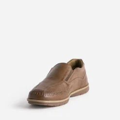 FRANCE ARNO Chaussures De Ville^Slip-on en cuir MARRON