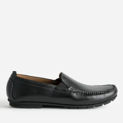 FRANCE ARNO Mocassins^Slip-on cuir NOIR