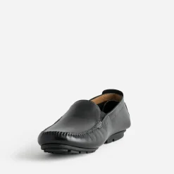 FRANCE ARNO Mocassins^Slip-on cuir NOIR