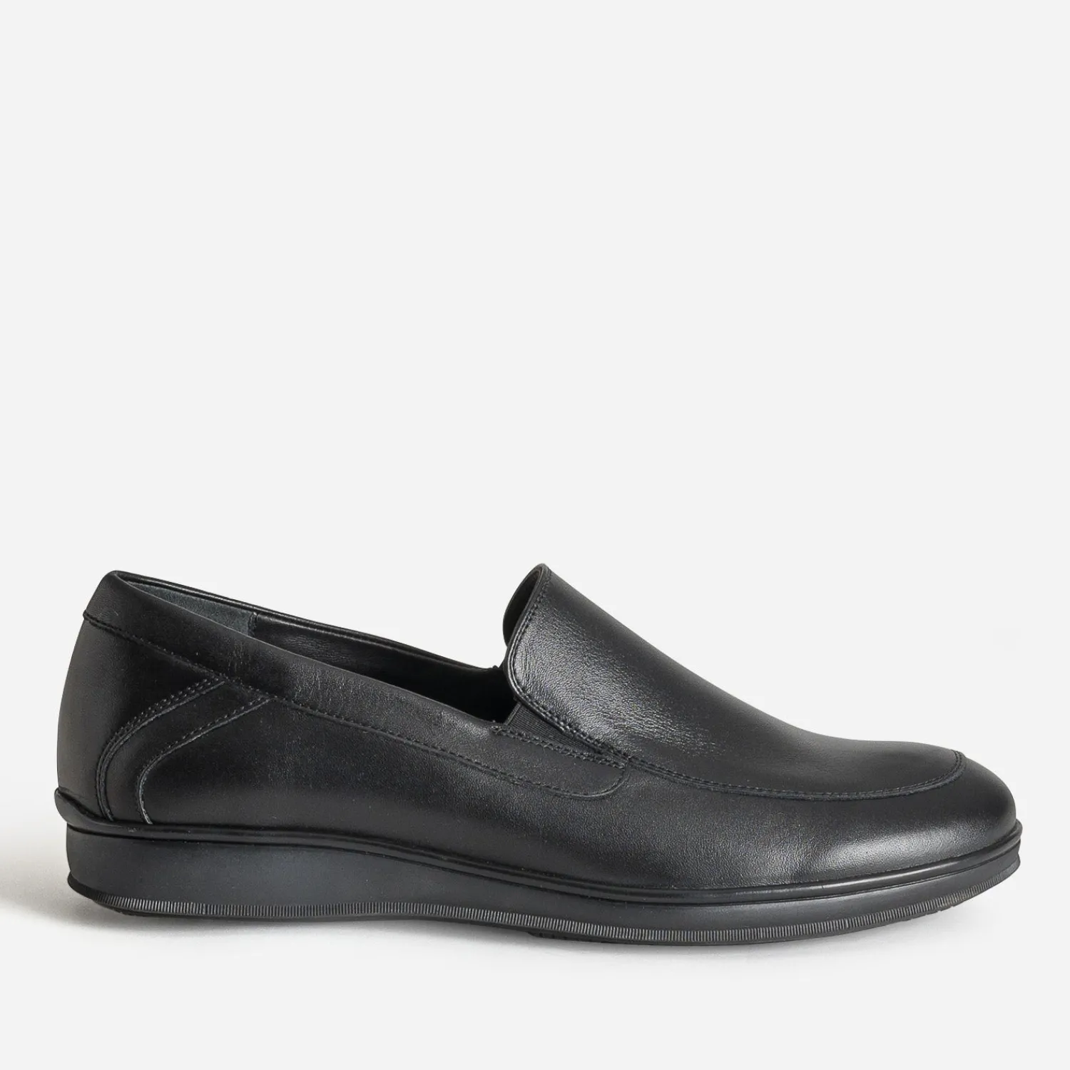 FRANCE ARNO Chaussures De Ville^Slip-on en cuir NOIR