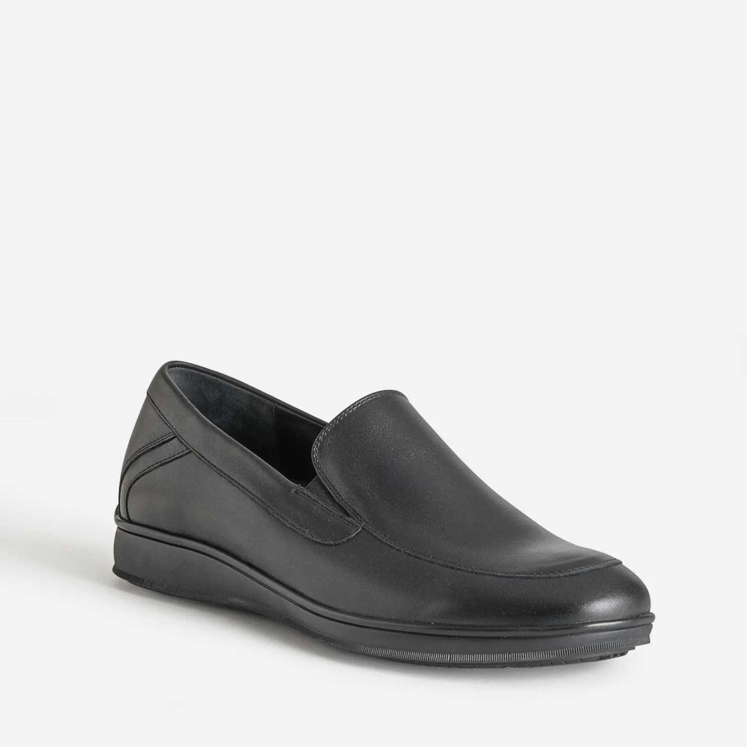 FRANCE ARNO Chaussures De Ville^Slip-on en cuir NOIR