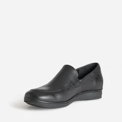 FRANCE ARNO Chaussures De Ville^Slip-on en cuir NOIR