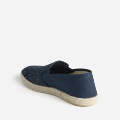 Eram Espadrilles^Slip-on ajouré en toile et mesh MARINE
