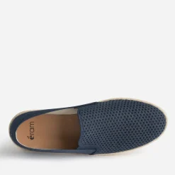 Eram Espadrilles^Slip-on ajouré en toile et mesh MARINE