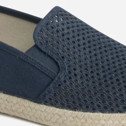 Eram Espadrilles^Slip-on ajouré en toile et mesh MARINE