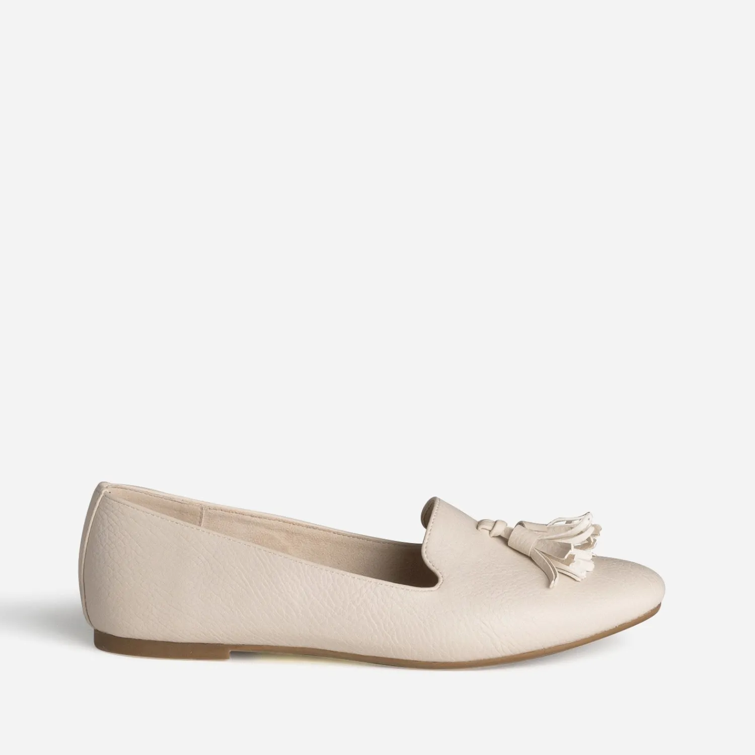 Eram Mocassins/Slippers^Slipper écru cuir ECRU