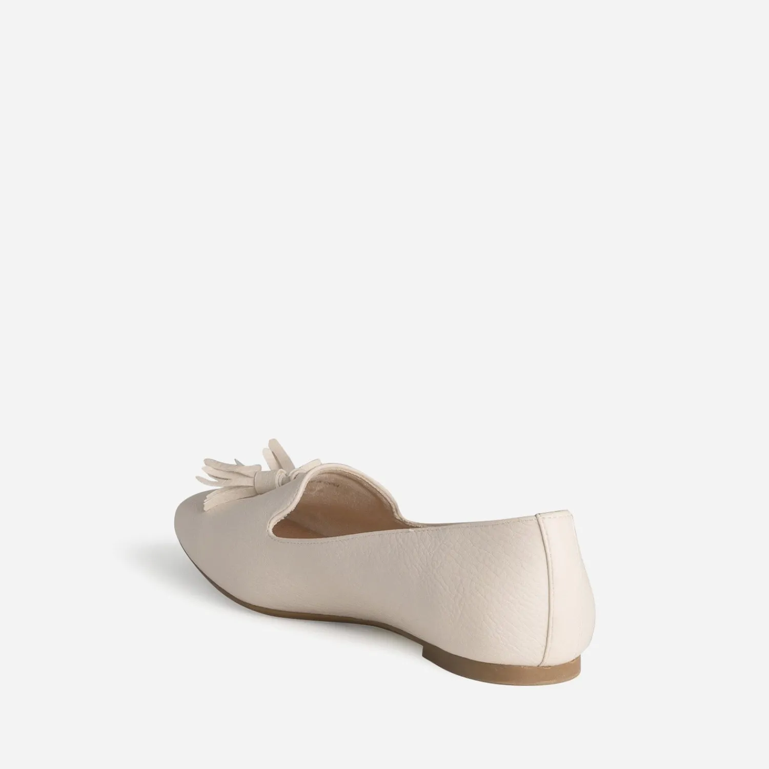 Eram Mocassins/Slippers^Slipper écru cuir ECRU