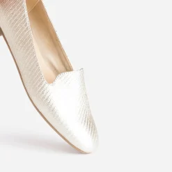 Eram Mocassins/Slippers^Slipper dé effet tressage OR