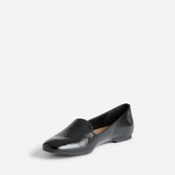 Eram Mocassins/Slippers^Slipper noir à motif effet python GRIS FONCE