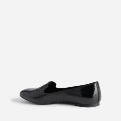 Eram Mocassins/Slippers^Slipper noir à motif effet python GRIS FONCE