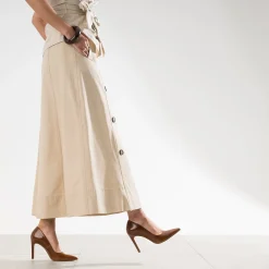 Eram Escarpins^Stiletto cuir COGNAC