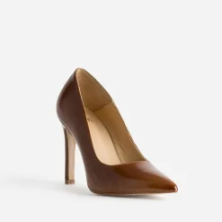 Eram Escarpins^Stiletto cuir COGNAC