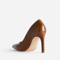Eram Escarpins^Stiletto cuir COGNAC