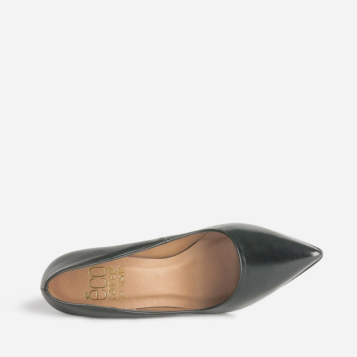 Eram Escarpins^Stiletto TEXTO éco-conçu en cuir NOIR