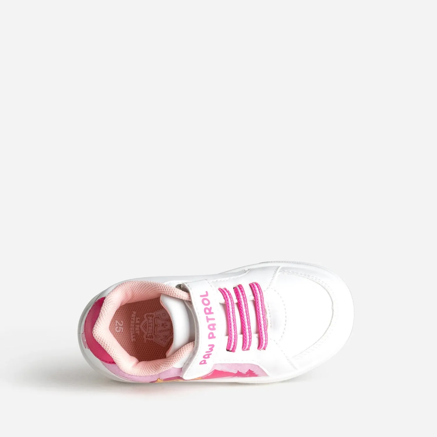Pat Patrouille Baskets^Tennis blanche et ROSE