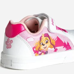 Pat Patrouille Baskets^Tennis blanche et ROSE