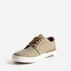 Eram Baskets/Tennis^Tennis chiné en toile BEIGE