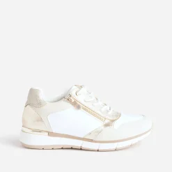 Eram Baskets^Tennis et écrue bi-matière BEIGE