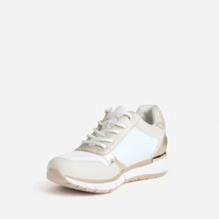 Eram Baskets^Tennis et écrue bi-matière BEIGE