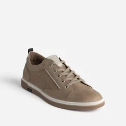 Eram Baskets/Tennis^Tennis beige foncé en cuir CAMEL