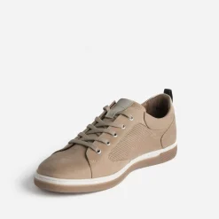 Eram Baskets/Tennis^Tennis beige foncé en cuir CAMEL