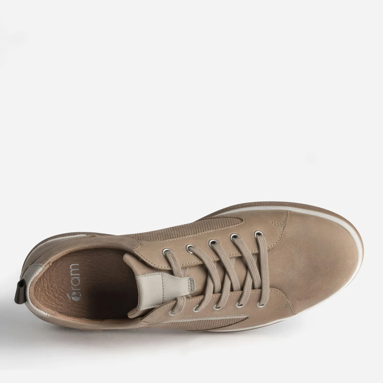 Eram Baskets/Tennis^Tennis beige foncé en cuir CAMEL