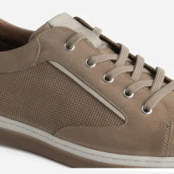 Eram Baskets/Tennis^Tennis beige foncé en cuir CAMEL