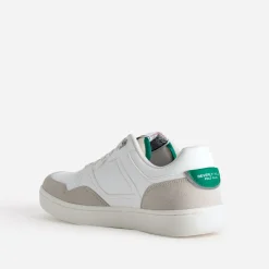 POLO CLUB BEVERLY HILLS Baskets/Tennis^Tennis BEVERLY HILLS POLO CLUB he et vert détail vert BLANC
