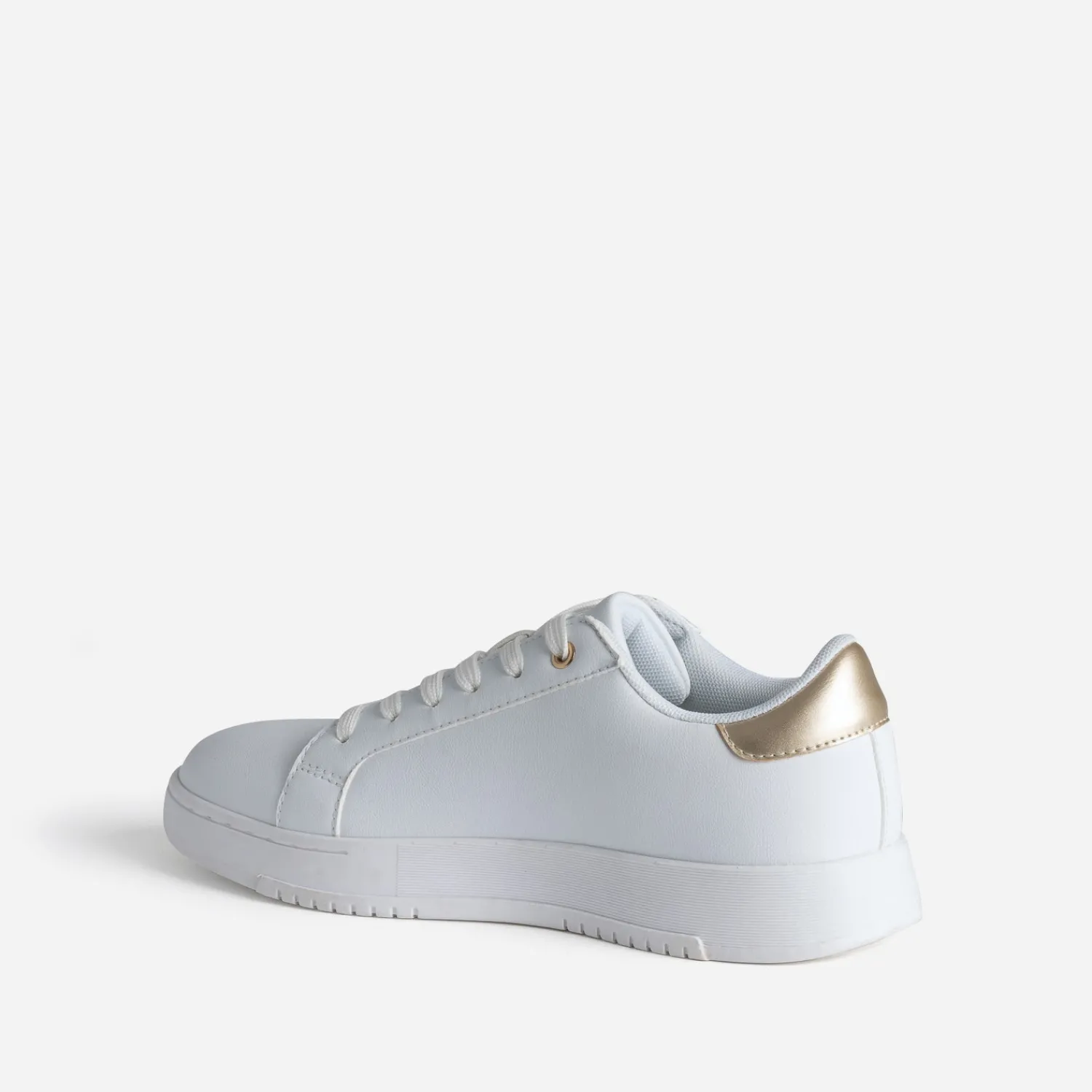 Eram Baskets^Tennis he brodée fleurs BLANC