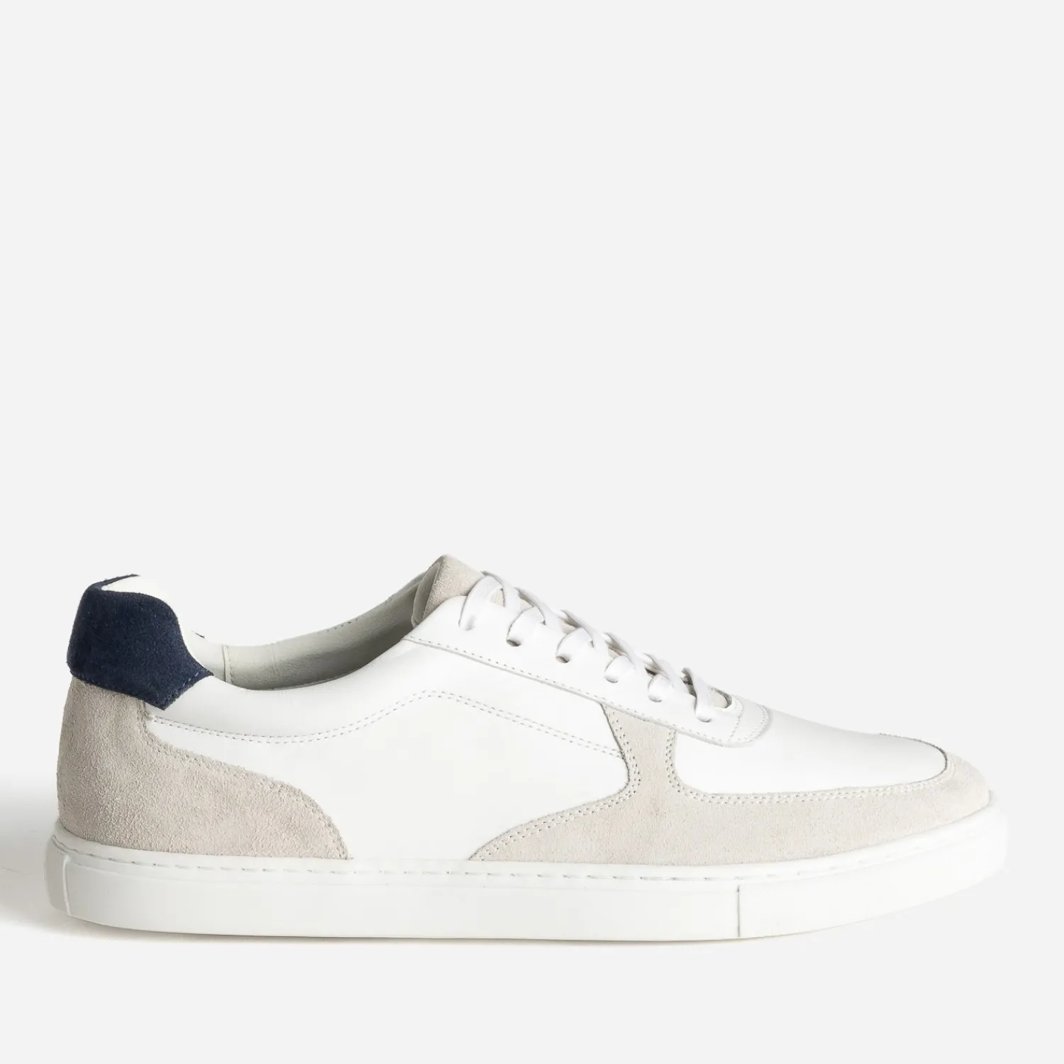 Eram Baskets/Tennis^Tennis he cuir, grise, marine BLANC