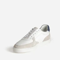 Eram Baskets/Tennis^Tennis he cuir, grise, marine BLANC