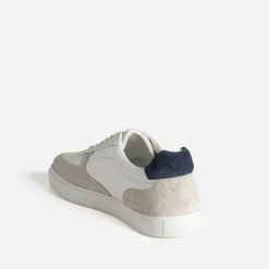 Eram Baskets/Tennis^Tennis he cuir, grise, marine BLANC