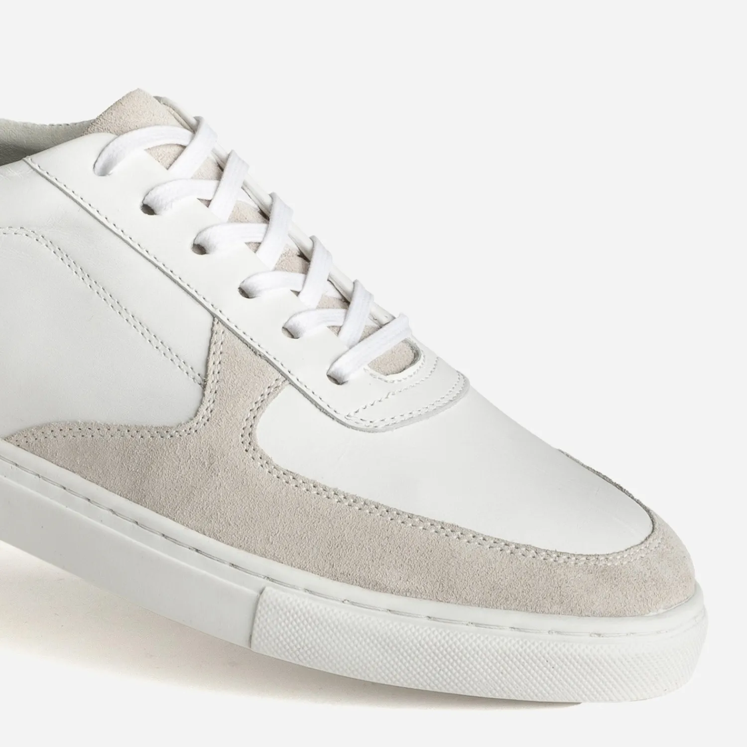Eram Baskets/Tennis^Tennis he cuir, grise, marine BLANC