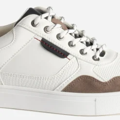 Eram Baskets/Tennis^Tennis he embossage et détails couleurs BLANC