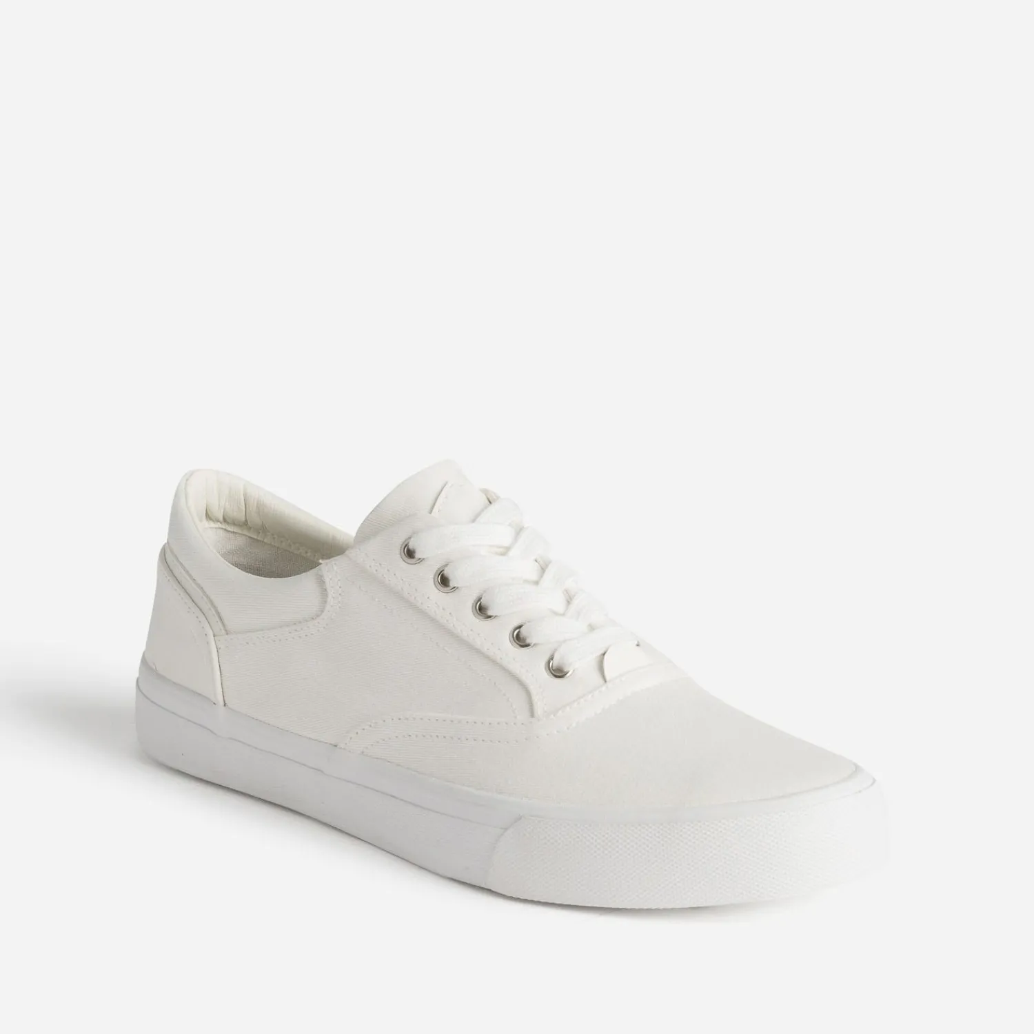 Eram Baskets/Tennis^Tennis blanche en toile BEIGE
