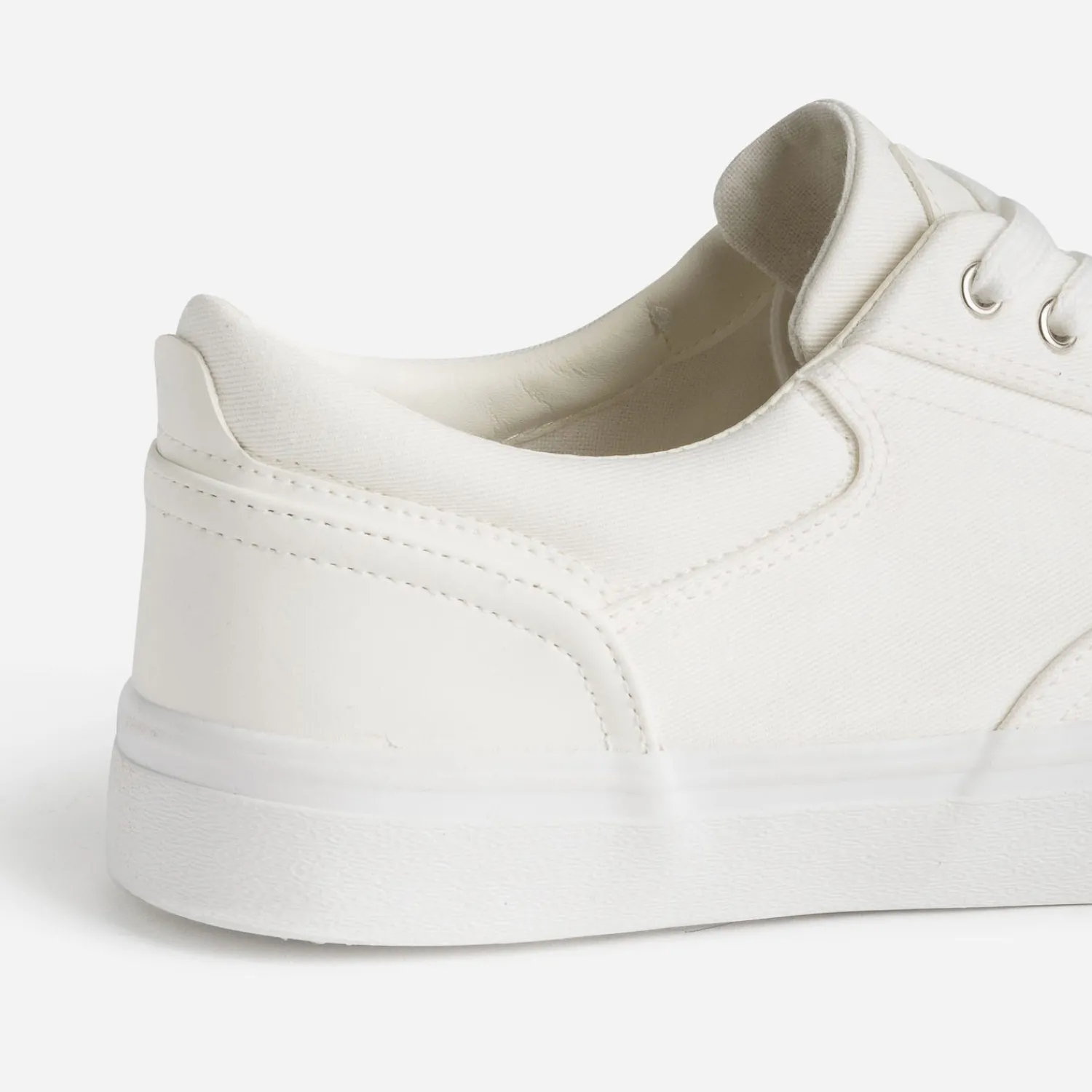 Eram Baskets/Tennis^Tennis blanche en toile BEIGE