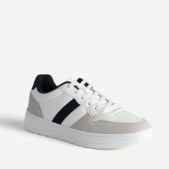 Eram Baskets/Tennis^Tennis he, gris clair et marine BLANC