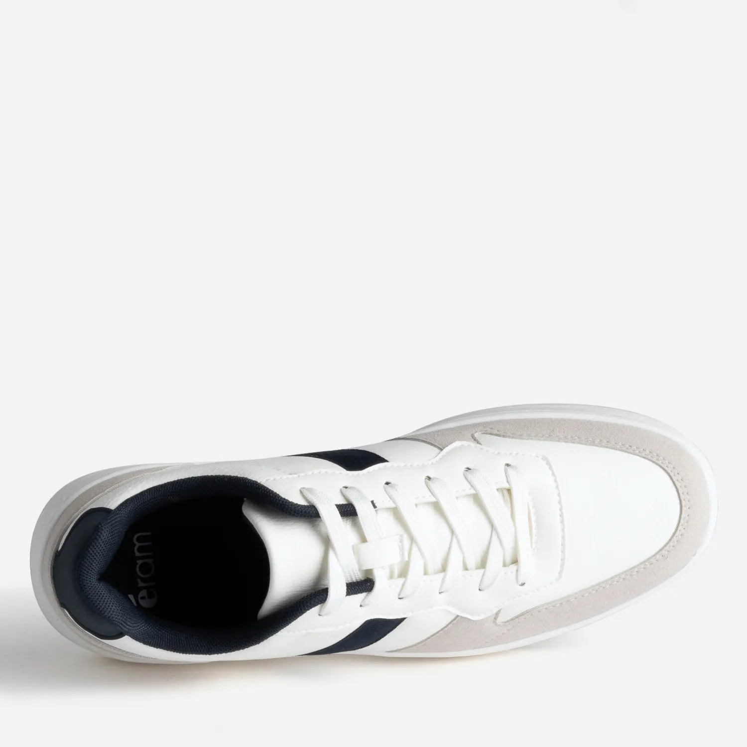 Eram Baskets/Tennis^Tennis he, gris clair et marine BLANC