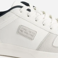 Eram Baskets/Tennis^Tennis he, gris clair et marine BLANC