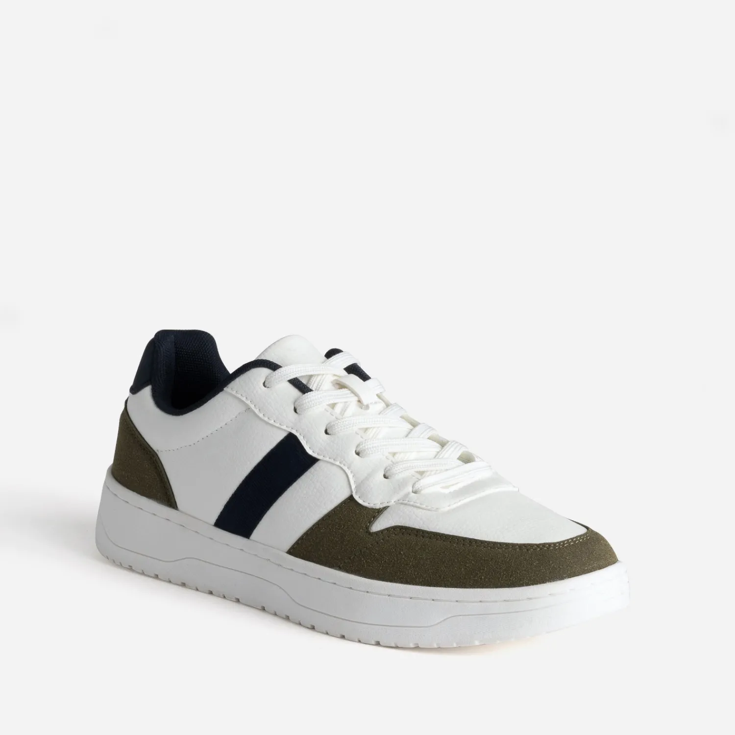 Eram Baskets/Tennis^Tennis he, kaki et marine BLANC