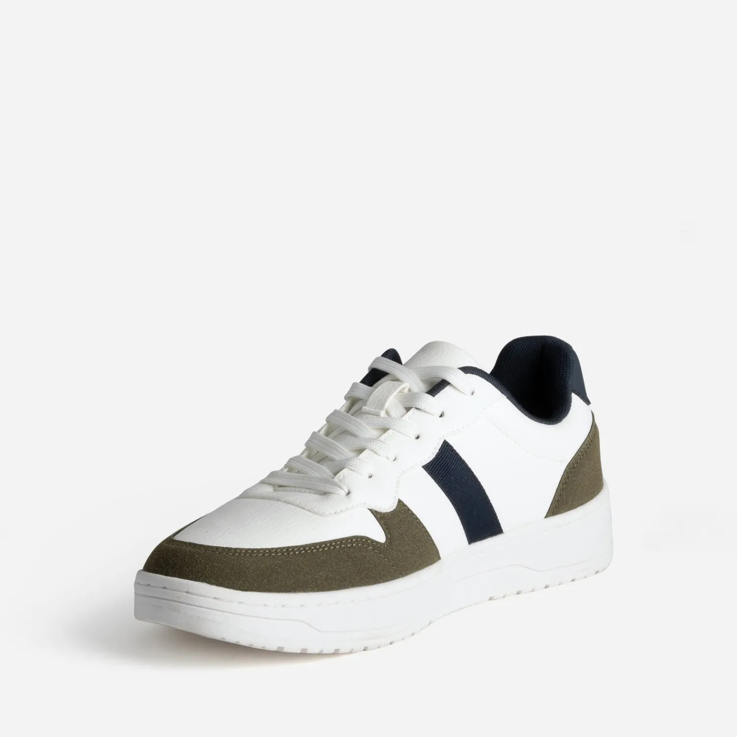 Eram Baskets/Tennis^Tennis he, kaki et marine BLANC